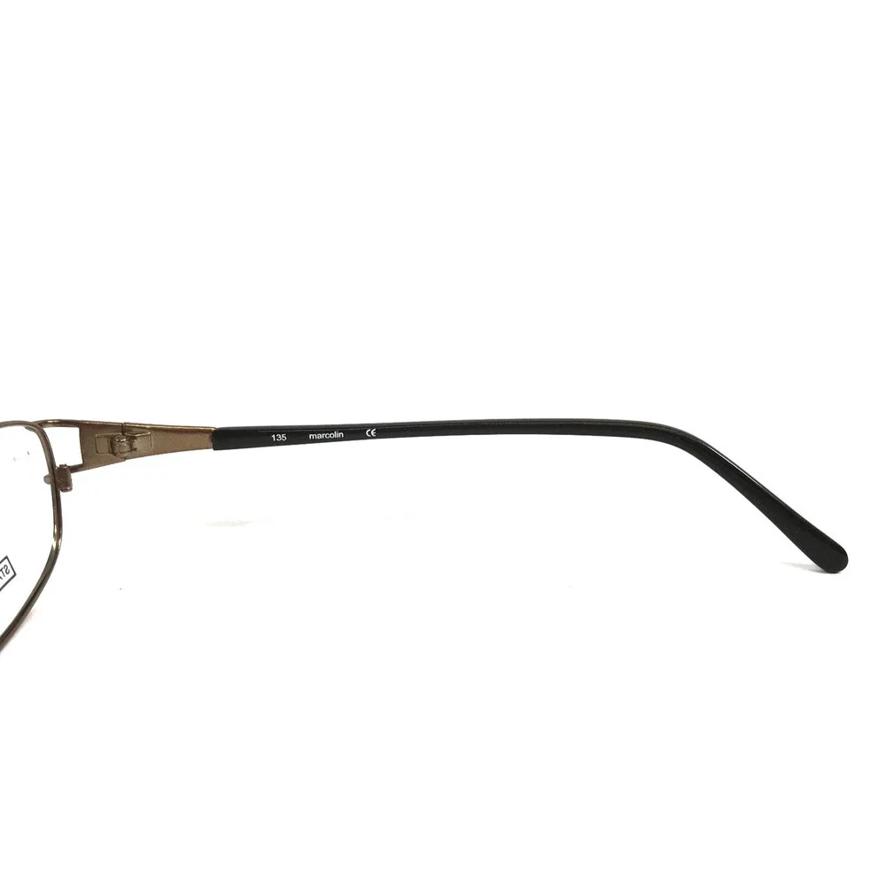 Marcolin Eyeglasses Frames MA7301 Col. 045 Brown Green Oval Crystals 53-16-135